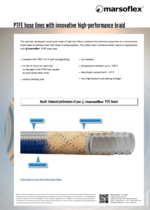 Hoses technology: PTFE hose lines with innovative high-performance braid