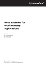 Hoses technology: Hose systems for food industry applications
